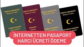 Pasaport Harcı Yatırma  İnternetten Pasaport Harcı Ücreti Ödeme [upl. by Violetta772]