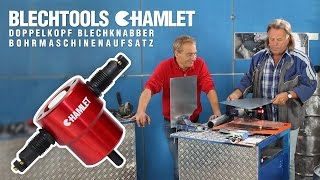 Blechtools Hamlet Blechnibbler 2015  der Bohrmaschinenaufsatz [upl. by Nolana]