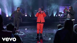 J Balvin  No Es Justo ft Zion amp Lennox Live From Jimmy Kimmel [upl. by Epilef594]