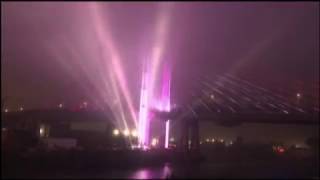 New Kosciuszko Bridge Light Show [upl. by Lraed]