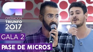 quotREGGAETÓN LENTOquot  Cepeda y Juan Antonio  Primer pase de micros Gala 2  OT 2017 [upl. by Darnok]