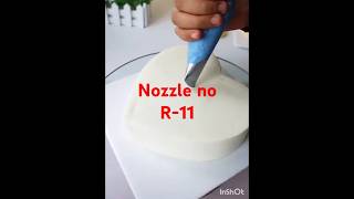 Rose nozzle ki help se heart shape cake decoration ideas😳💗🤤cakeytshorts shortsfeedtrendingviral [upl. by Catto]