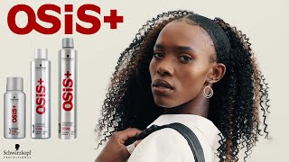 How to Style Textured Hair with OSiS Product Range  Schwarzkopf Professional [upl. by Ellivro40]