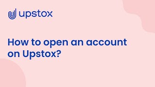 How To Open An Account On Upstox [upl. by Ditmore385]