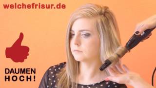 Locken und Volumen • romantische Bob • Styling für besondere Gelegenheit • mittellange la [upl. by Burrell]