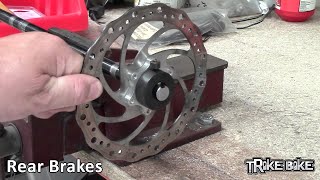 Trike Bike  How to setup and adjust a tricycle disk brake [upl. by Gar]