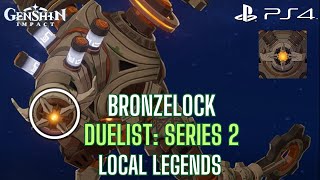 Local Legend Bronzelock  1st Achievement amp Location  Duelist Series 2  Genshin Impact 52 [upl. by Albright]