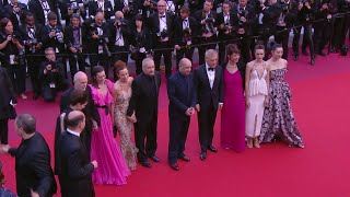 Les artistes sur le tapis rouge pour rendre hommage à Bruno Belbonnel  Cannes 2019 [upl. by Surazal]