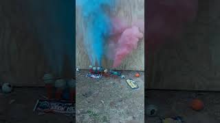 SkyKing Clay Smoke Bombs fireworks smokebombs skyking [upl. by Ahsier]