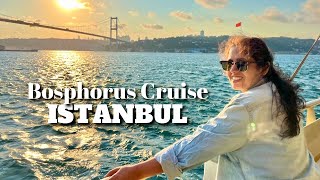 Istanbul Bosphorus Sunset Cruise Tour 4k  Is It Worth It [upl. by Burkle]