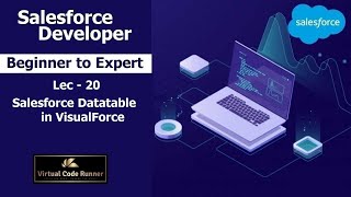 Salesforce Datatable in VisualForce Salesforce Developer Tutorial  Salesforce Tutorial in English [upl. by Monteith]