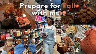 Prepare with me for fall 🍂 💌 Pumpkin coffee decorbook shopping baking new nails fall movie list [upl. by Yleak273]