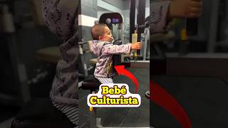 Solo quiere Levantar PESAS😱 viral bebe fitness [upl. by Everett]