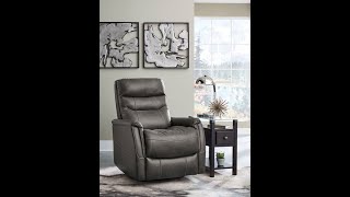 Riptyme Swivel Glider Recliner by Ashley 4640261  SpeedyFurniturecom [upl. by Cyrillus]