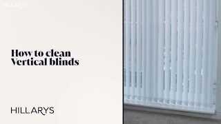 How to clean Vertical blinds [upl. by Nnek]