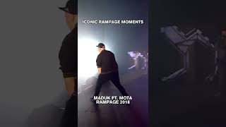 ICONIC RAMPAGE MOMENT  MADUK amp MOTA rave edm bass festival DNB [upl. by Neicul]