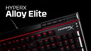 Multimedialna klawiatura dla graczy z podświetleniem LED – HyperX Alloy Elite [upl. by Marion681]