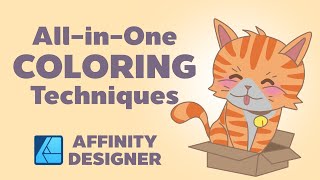 Affinity Designer  Full Coloring Tutorial  Every Techniques You Need [upl. by Silohcin795]