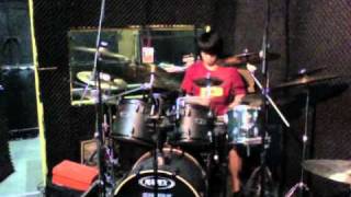 Texas In July  Hook Line and Sinner drum cover [upl. by Siffre896]