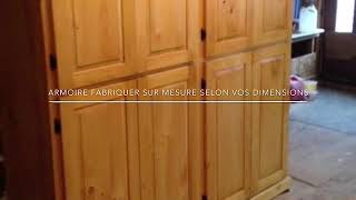 Armoire de rangement sur mesure [upl. by Hachmin]