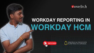 Workday Reporting in Workday HCM  ZaranTech [upl. by Combe136]