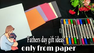 Happy fathers day 2024Handmade Fathers day gift ideas Fathers day gift only from paper Fathersday [upl. by Ardnosac]