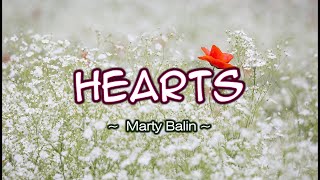 Hearts  KARAOKE VERSION  as popularized by Marty Balin [upl. by Ardnos]