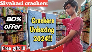 crackers unboxing in tamil 2024 💥crackers 2024 in tamil sivakasi crackers 2024  best crackers shop [upl. by Ohcamac811]