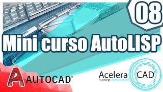 AutoCAD 2018  Aula 08 Minicurso AutoCAD Lisp [upl. by Suravaj]