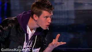 Americas Got Talent TEEN MAGICIANS EMOTIONAL FIRST AUDITION  Collins Key First Audition [upl. by Aneeh210]