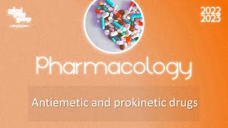 L1  Antiemetic and prokinetic drugs  Pharmacology [upl. by Bahe164]