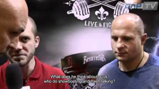 Fedor Emelianenko talks the difference between M1 and the UFC english subtitle [upl. by Savage]