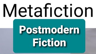 Metafiction postmodernism criticalthinking theory jaydeepchakrabarty englishliterature [upl. by Nnaeed854]