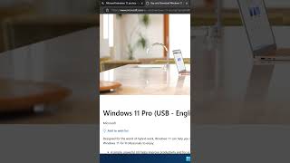 Windows 11 Pro official download windows11 shorts keywindows [upl. by Arita961]