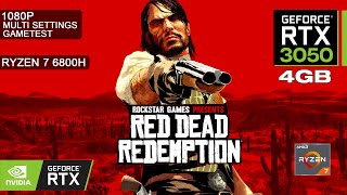 Red Dead Redemption  RTX 3050 Laptop  Ryzen 7 6800H  16GB2x8  Multi Settings Gametest [upl. by Mufinella832]