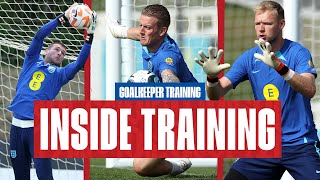 quotPickford Thats INCREDIBLEquot Ramsdale Pickford amp Johnstones Rack Up 80 Saves  Goalkeeper Training [upl. by Nehgam]