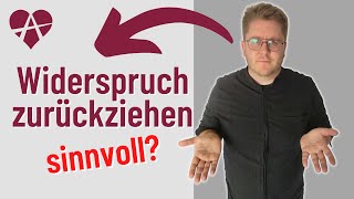 ❤️ Widerspruch zurückziehen sinnvoll Widerspruchsverfahren Aufrechterhaltung Verwaltungsakt [upl. by Ogirdor]