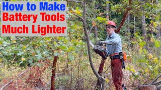 How To Instantly Make A Battery Chainsaw Even Lighter [upl. by Kelton]