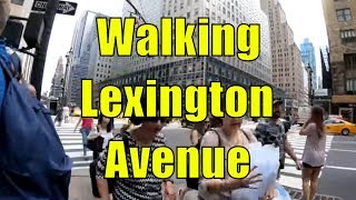 ⁴ᴷ Walking Tour of Lexington Avenue Manhattan NYC from 59th Street to 14th Street [upl. by Okin504]