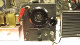 An Operating WWII BC454B Aircraft quotCommandquot Receiver [upl. by Isacco]