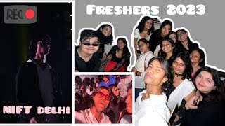 NIFT Delhi Freshers 2023🎉 freshers party vlog niftdelhi nift [upl. by Acilgna]