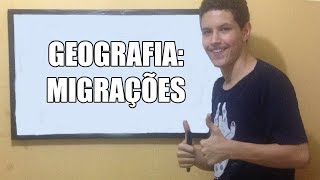 RESUMO DE GEOGRAFIA Migrações [upl. by Markos]