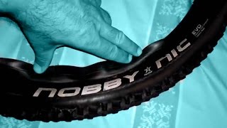 Latticizzazione Schwalbe Nobby Nic su cerchio NO tubeless [upl. by Asor]