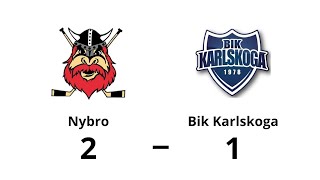 Nybro Viking  Karlskoga IK 21  Allsvenskan Hockey Höjdpunkter [upl. by Nylehtak]