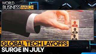 Tech layoffs exceed 124000 in 2024 as industry struggles  World Business Watch  WION [upl. by Aenil]