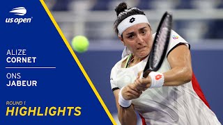 Alizé Cornet vs Ons Jabeur Highlights  2021 US Open Round 1 [upl. by Ausoj597]