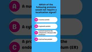 Which protein does not need a localization signal [upl. by Enyawad]