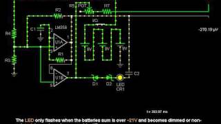 Simulated Electronic Function of Dr Becks Blood Electrification Circuit [upl. by Aenotna]