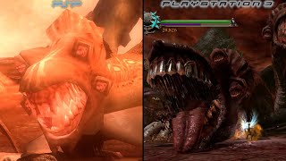 Dantes inferno Psp Vs Ps3  Comparison [upl. by Wilfreda254]