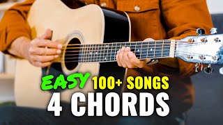 Easy Guitar Songs For Beginners Using 4 Chords [upl. by Amann168]